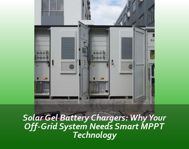 Solar Gel Battery Chargers: Why Your Off-Grid System Needs Smart MPPT Technology